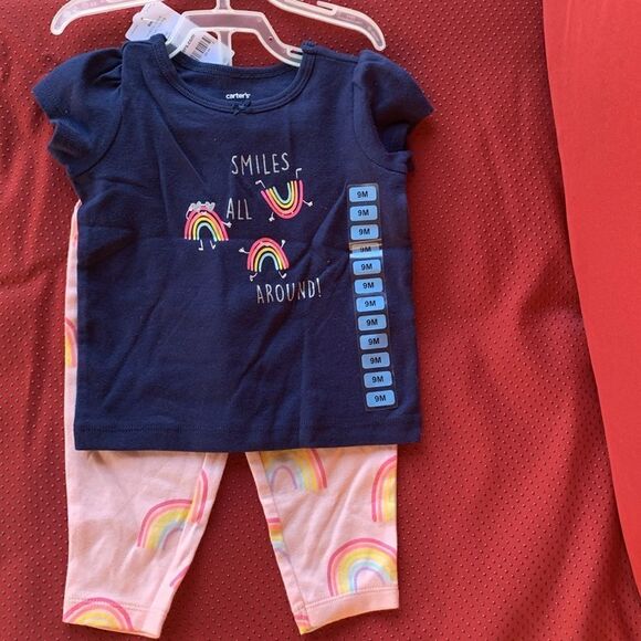 Take 50% OFF- Carter’s 2pcs Girls, Size-9M - Picture 1 of 9